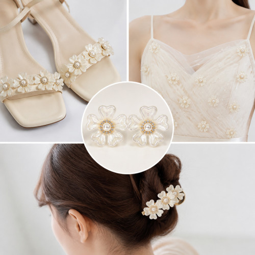 Wholesale Pearl Flower Rhinestones| Apparel & Accessories |Z026