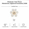 Wholesale Snowflake-Shaped Flatback Rhinestone Appliques with Crystal Center | Christmas & Holiday Decorations |Z028