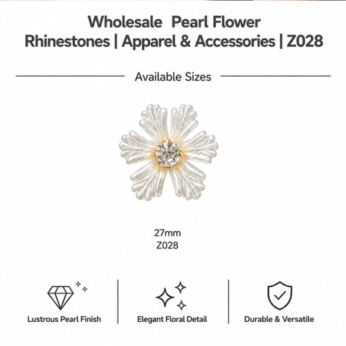 Wholesale Pearl Flower Rhinestones| Apparel & Accessories |Z028