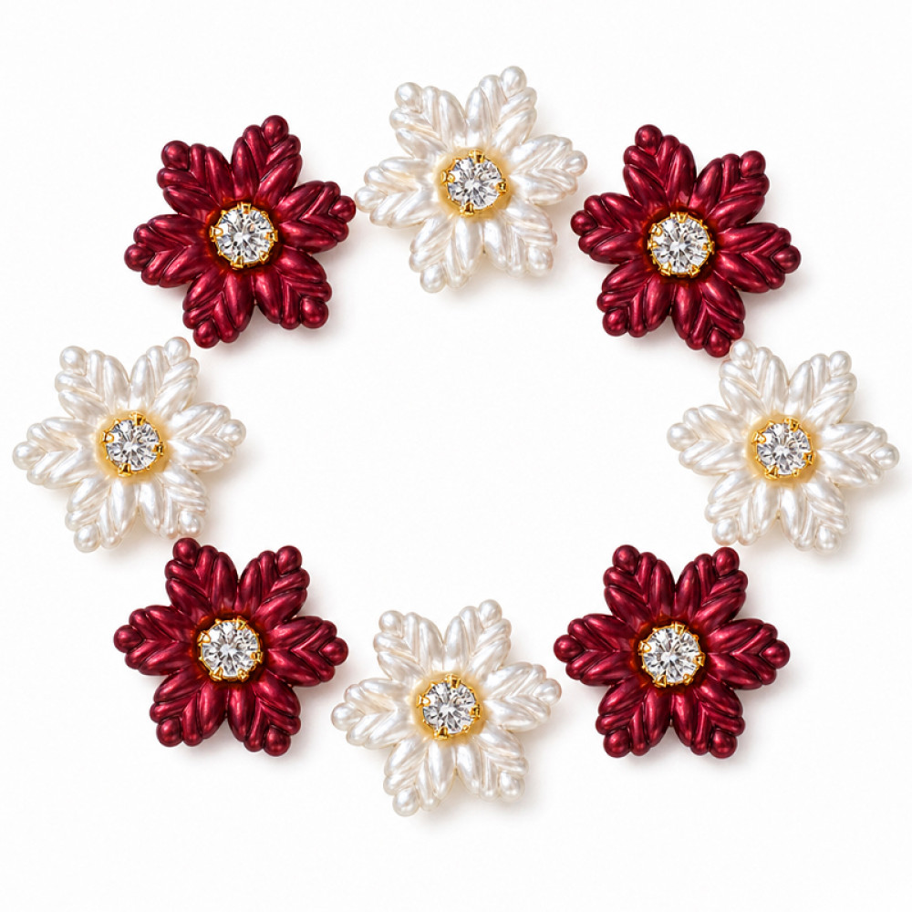 Wholesale Pearl Flower Rhinestones| Apparel & Accessories |Z033
