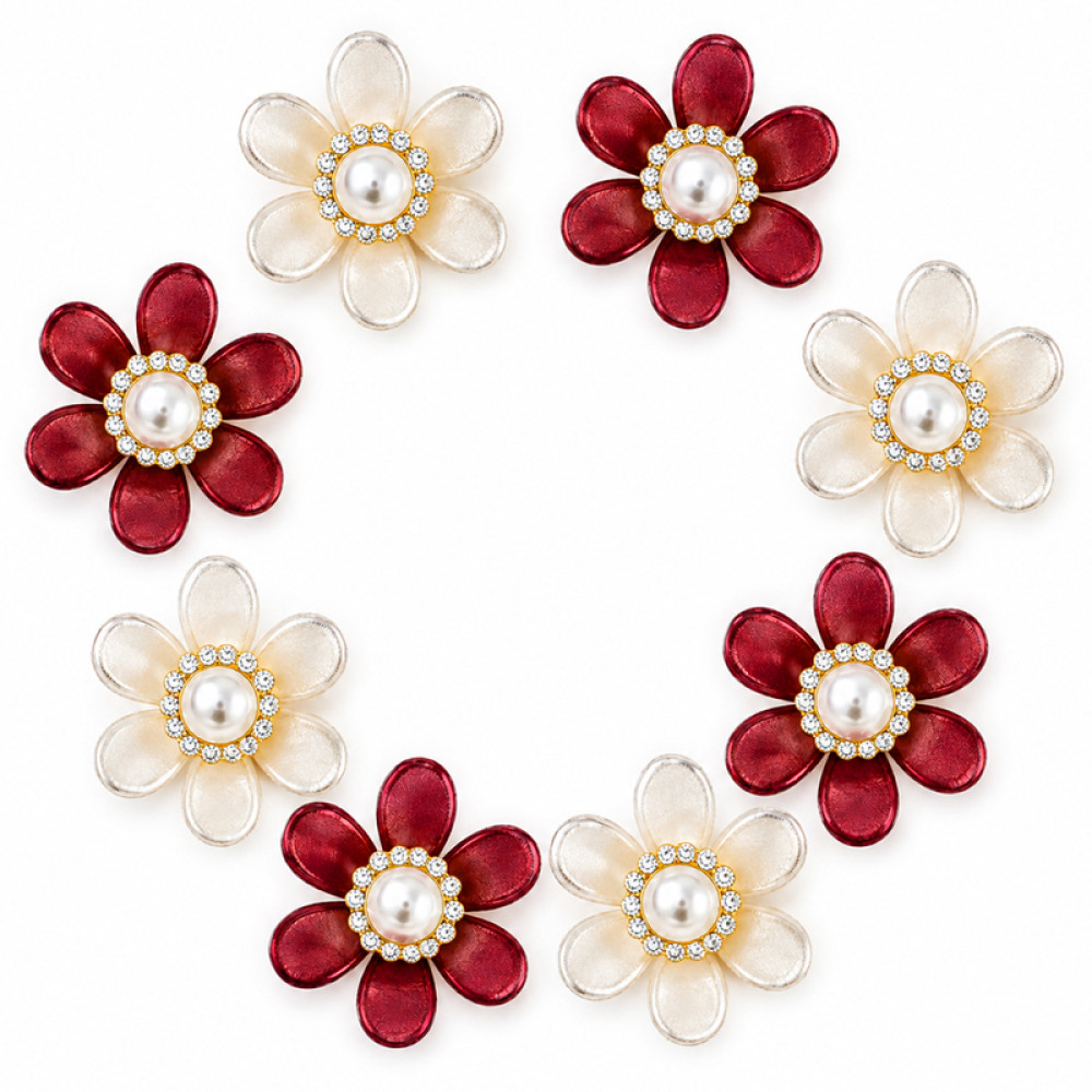 Wholesale Pearl Flower Rhinestones| Apparel & Accessories |Z035