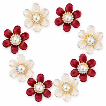 Wholesale Pearl Flower Rhinestones| Apparel & Accessories |Z035