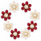 Wholesale Pearl Flower Rhinestones| Apparel & Accessories |Z035