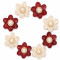 Wholesale Six-Petal Daisy Pearl Flower Flatback Rhinestones with Crystal Halo | Apparel & Accessories |Z038