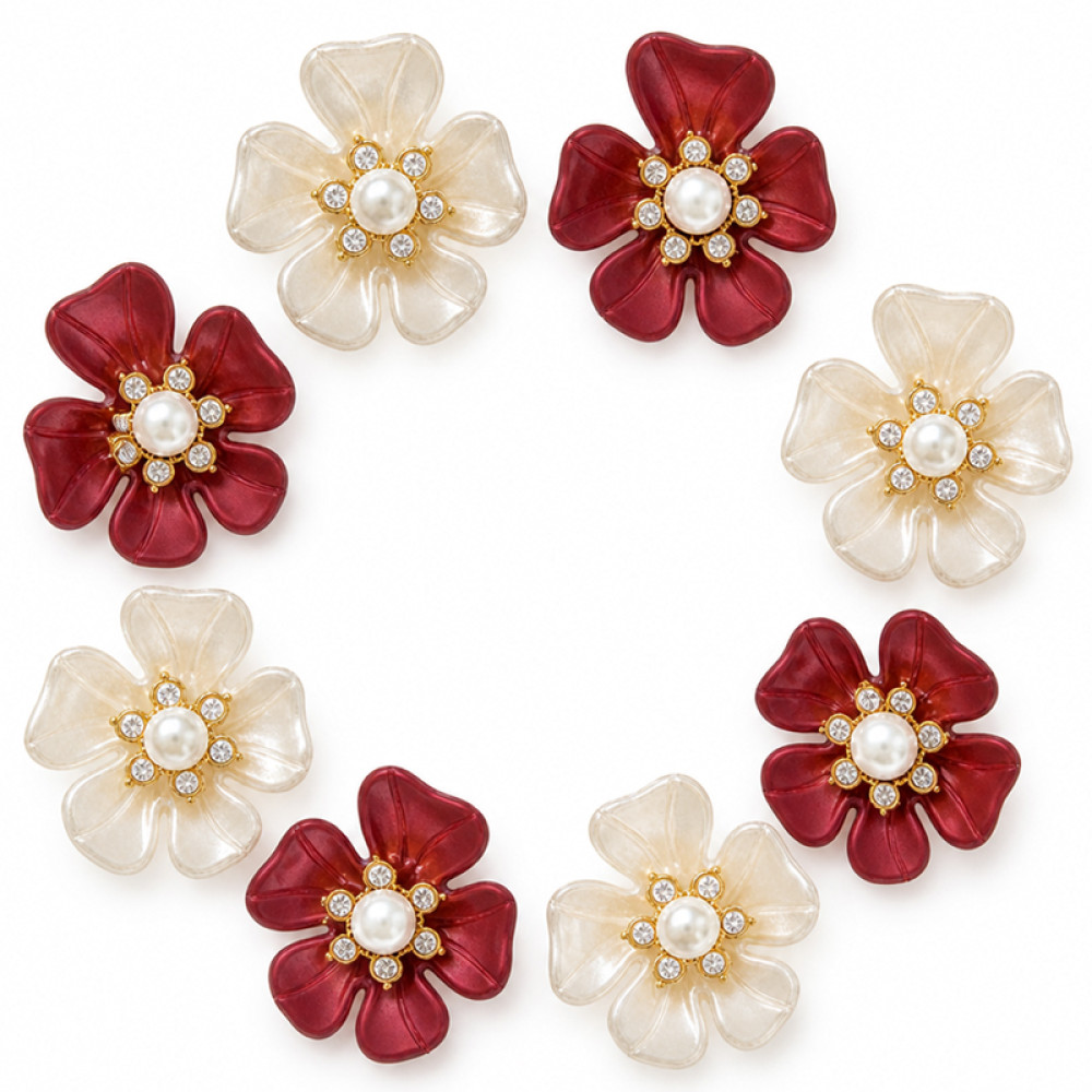 Wholesale Pearl Flower Rhinestones| Apparel & Accessories |Z041
