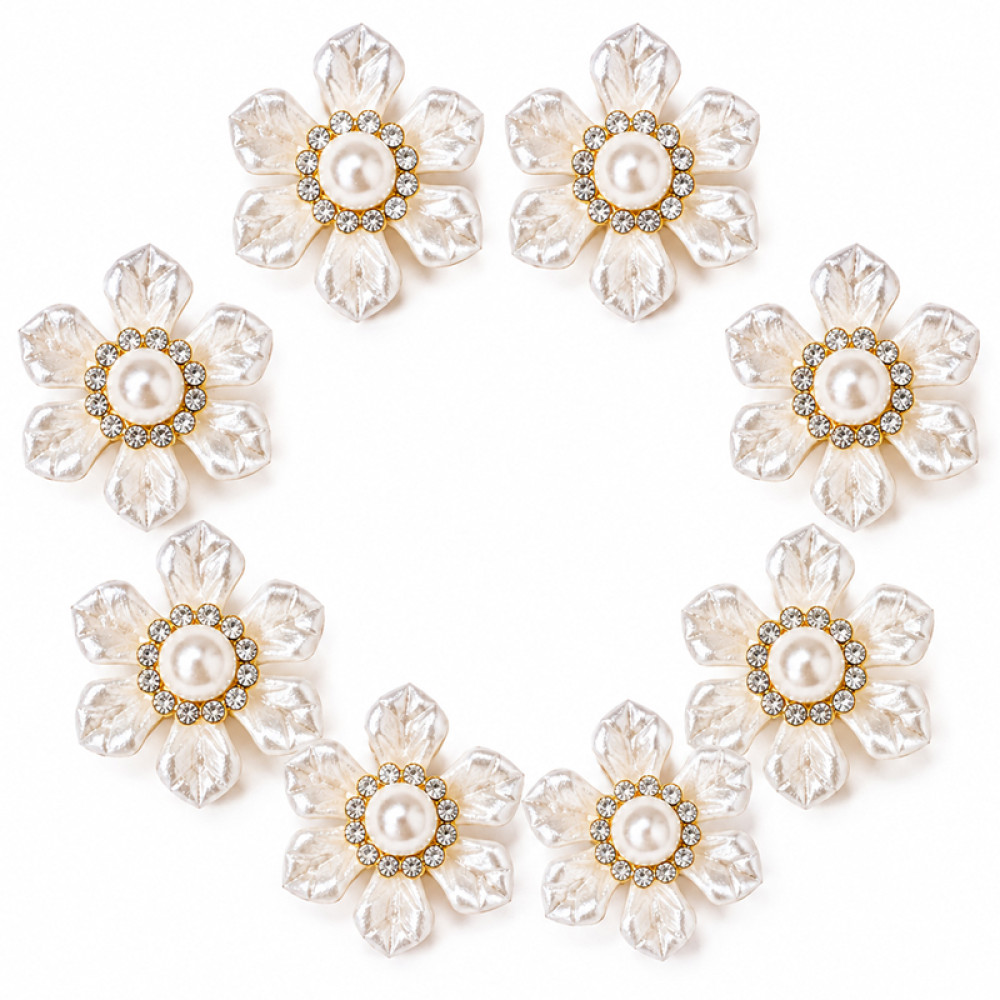 Wholesale Pearl Flower Rhinestones| Apparel & Accessories |Z049