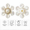 Wholesale Pearl Flower Rhinestones| Apparel & Accessories |Z049