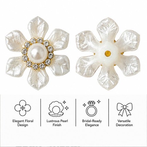 Wholesale Pearl Flower Rhinestones| Apparel & Accessories |Z049