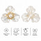 Wholesale Elegant Three-Petal Pearl Flower Rhinestones | Luxury Bridal & Wedding Fashion |Z051
