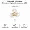 Wholesale Elegant Three-Petal Pearl Flower Rhinestones | Luxury Bridal & Wedding Fashion |Z051