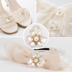 Wholesale Pearl Flower Rhinestones| Apparel & Accessories |Z011