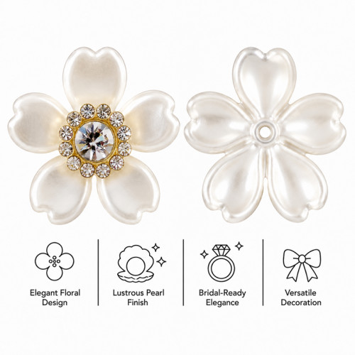 Wholesale Pearl Flower Rhinestones| Apparel & Accessories |Z052