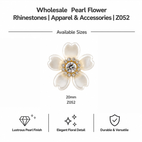 Wholesale Pearl Flower Rhinestones| Apparel & Accessories |Z052