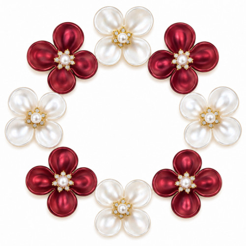 Wholesale Pearl Flower Rhinestones| Apparel & Accessories |Z053