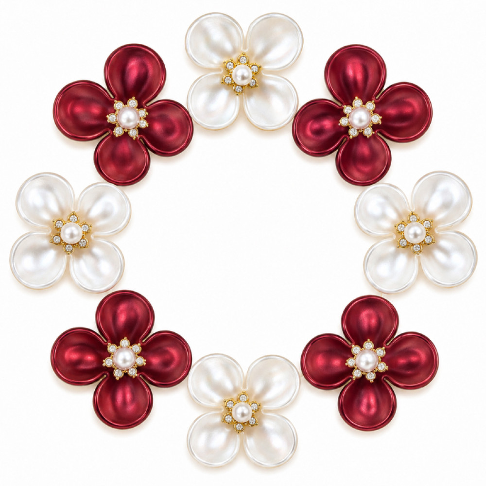 Wholesale Pearl Flower Rhinestones| Apparel & Accessories |Z053