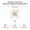 Wholesale Elegant Four-Petal Pearl Flower Rhinestones with Crystal Halo | Bridal & Wedding Fashion |Z053