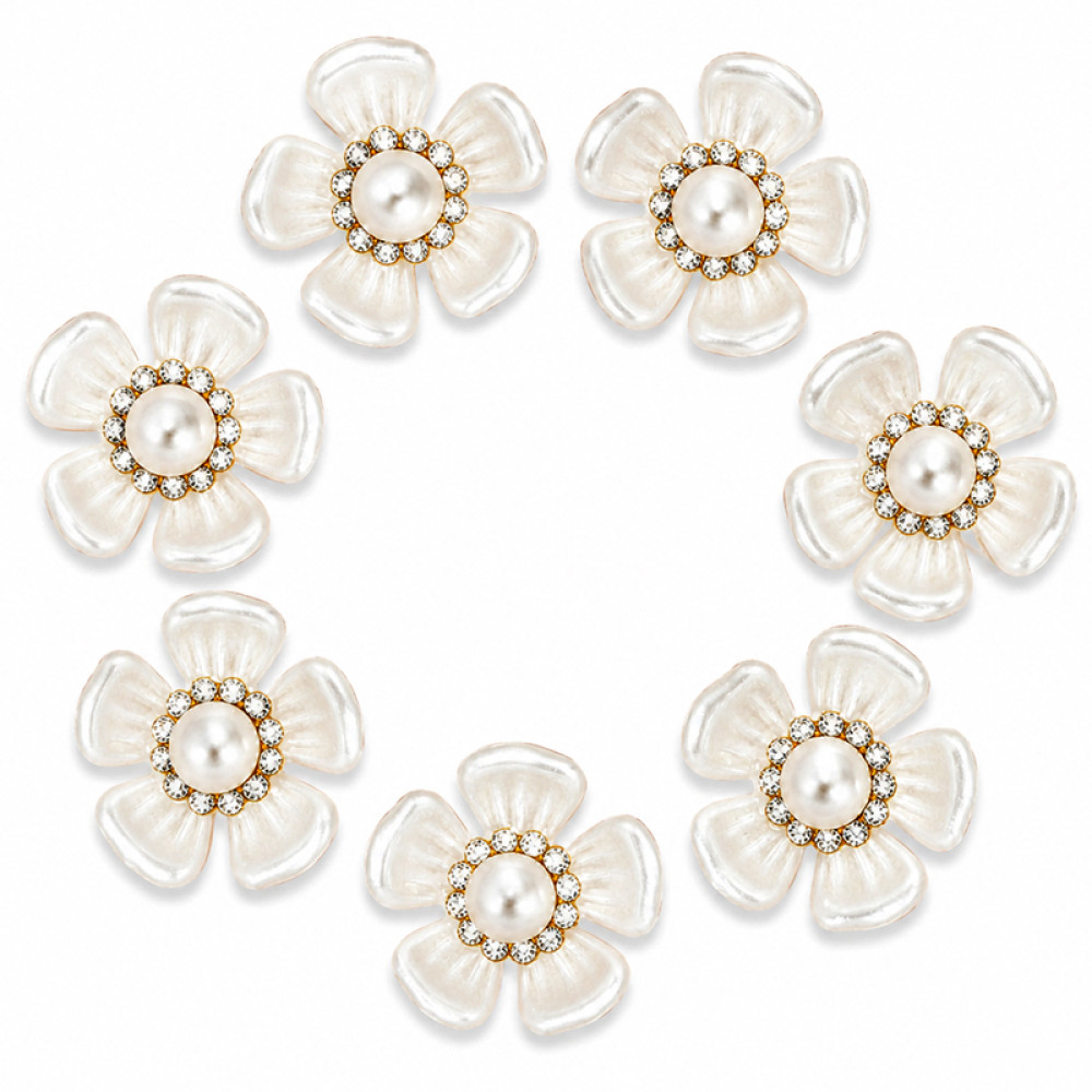 Wholesale Pearl Flower Rhinestones| Apparel & Accessories |Z067