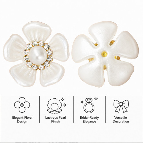 Wholesale Pearl Flower Rhinestones| Apparel & Accessories |Z067