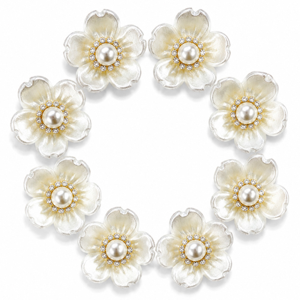 Wholesale Pearl Flower Rhinestones| Apparel & Accessories |Z070