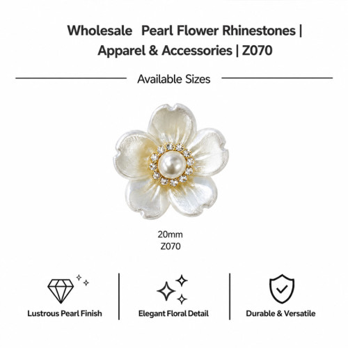 Wholesale Pearl Flower Rhinestones| Apparel & Accessories |Z070