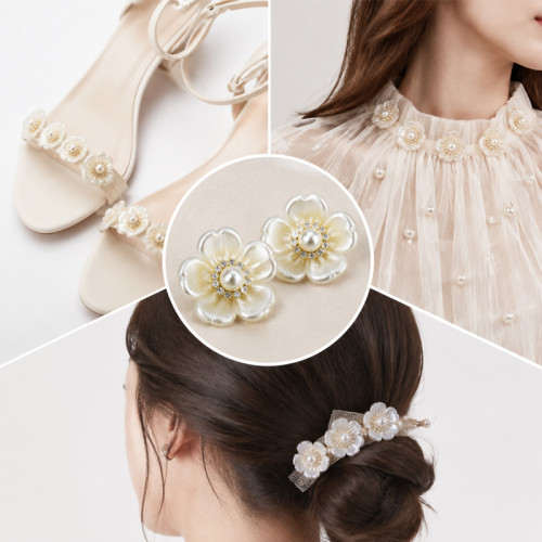 Wholesale Pearl Flower Rhinestones| Apparel & Accessories |Z070