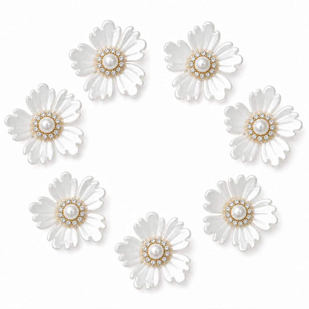 Wholesale Pearl Flower Rhinestones| Apparel & Accessories |Z072