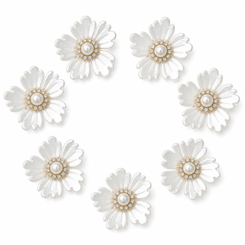Wholesale Pearl Flower Rhinestones| Apparel & Accessories |Z072