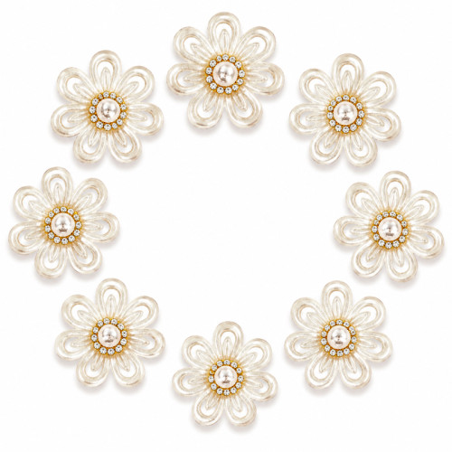 Wholesale Pearl Flower Rhinestones| Apparel & Accessories |Z073