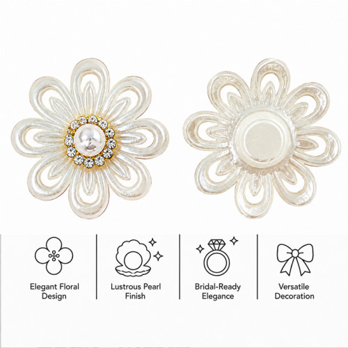 Wholesale Pearl Flower Rhinestones| Apparel & Accessories |Z073