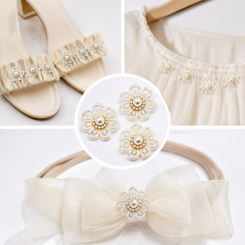 Wholesale Pearl Flower Rhinestones| Apparel & Accessories |Z073