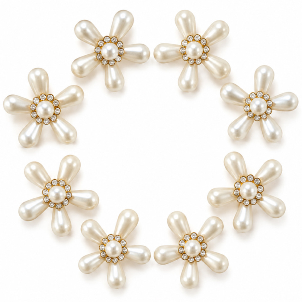 Wholesale Pearl Flower Rhinestones| Apparel & Accessories |Z079