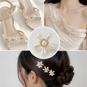 Wholesale Pearl Flower Rhinestones| Apparel & Accessories |Z079
