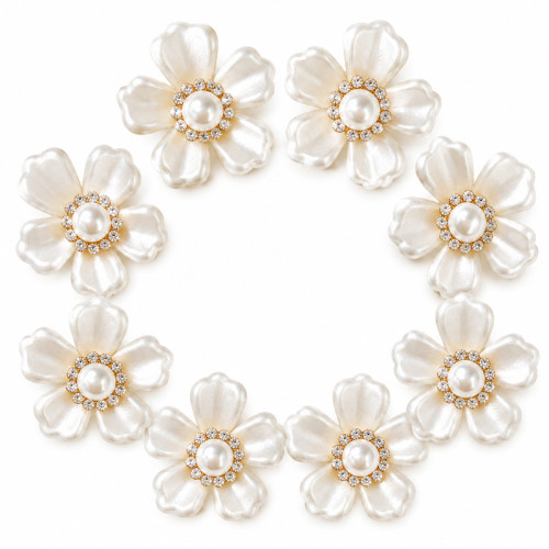 Wholesale Pearl Flower Rhinestones| Apparel & Accessories |Z081