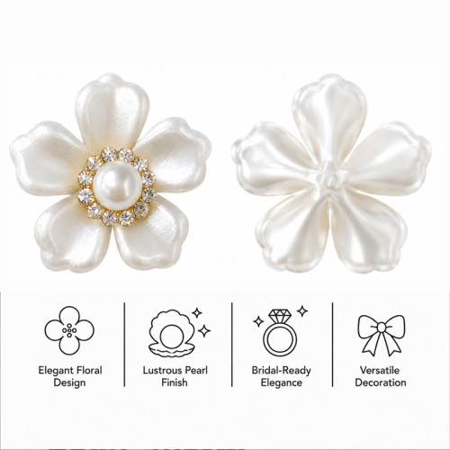 Wholesale Pearl Flower Rhinestones| Apparel & Accessories |Z081