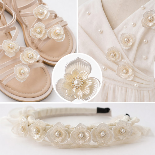 Wholesale Pearl Flower Rhinestones| Apparel & Accessories |Z083