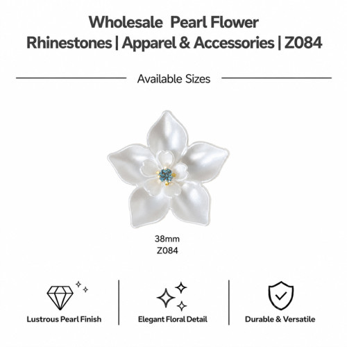 Wholesale Pearl Flower Rhinestones| Apparel & Accessories |Z084