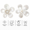 Wholesale Elegant Five-Petal Pearl Flower Rhinestone Appliques | Bridal & Fashion Accessories |Z085