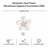 Wholesale Elegant Five-Petal Pearl Flower Rhinestone Appliques | Bridal & Fashion Accessories |Z085