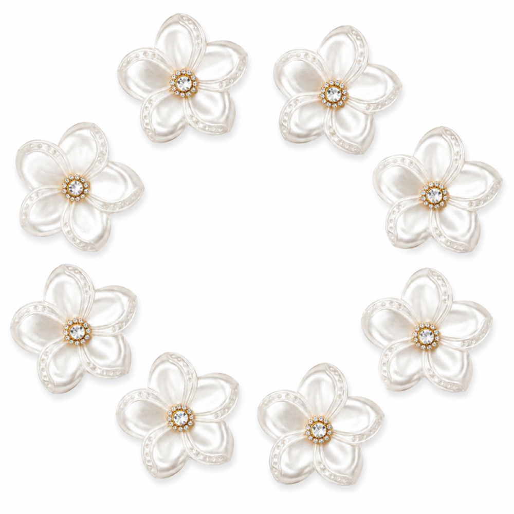 Wholesale Pearl Flower Rhinestones| Apparel & Accessories |Z085