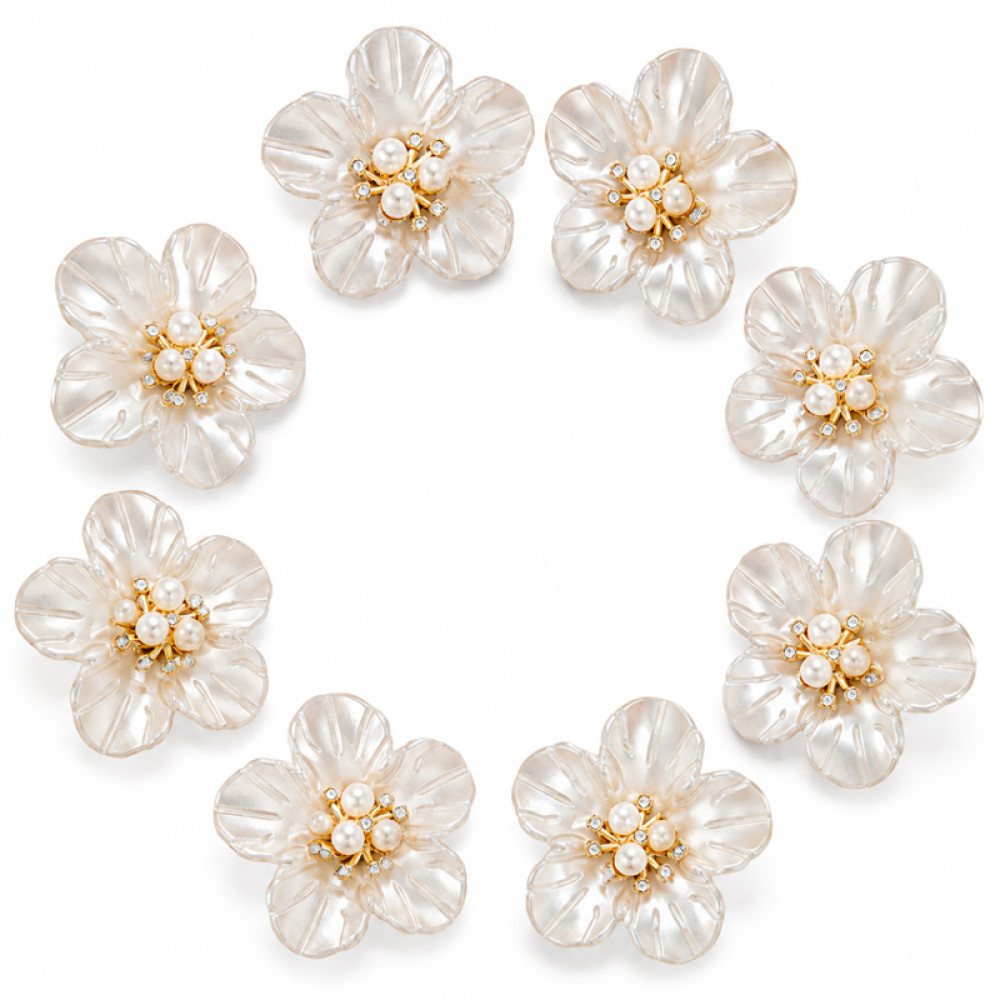 Wholesale Pearl Flower Rhinestones| Apparel & Accessories |Z091