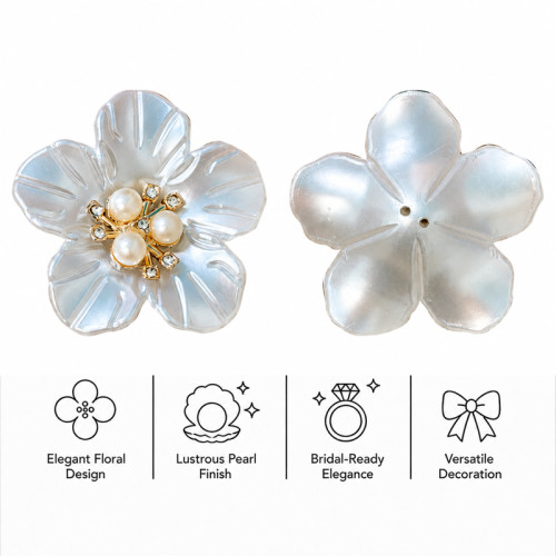 Wholesale Pearl Flower Rhinestones| Apparel & Accessories |Z091