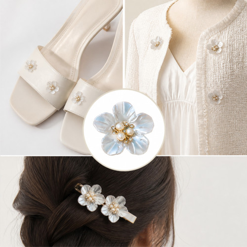 Wholesale Pearl Flower Rhinestones| Apparel & Accessories |Z091