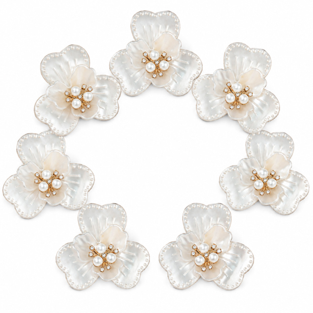 Wholesale Pearl Flower Rhinestones| Apparel & Accessories |Z093
