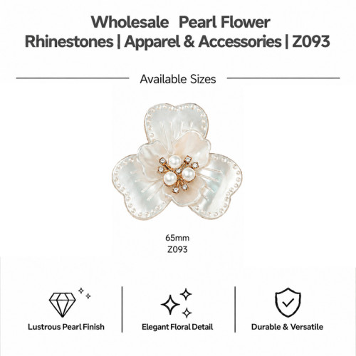 Wholesale Pearl Flower Rhinestones| Apparel & Accessories |Z093