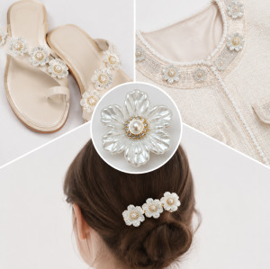 Wholesale Pearl Flower Rhinestones| Apparel & Accessories |Z094