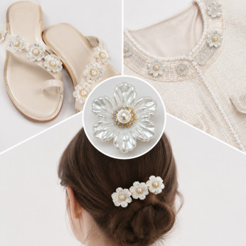 Wholesale Pearl Flower Rhinestones| Apparel & Accessories |Z094