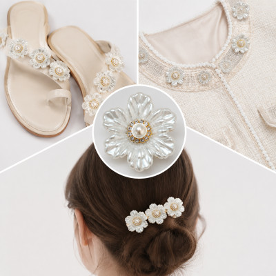 Wholesale Pearl Flower Rhinestones| Apparel & Accessories |Z094
