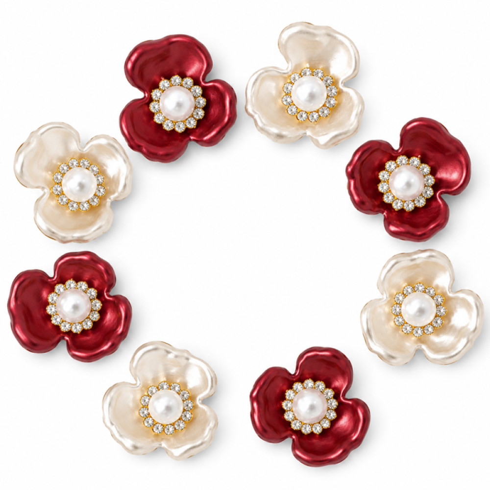 Wholesale Pearl Flower Rhinestones| Apparel & Accessories |Z096