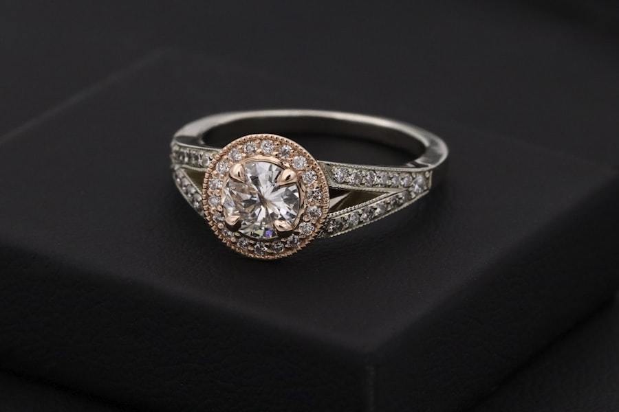 Fancy stone incorporated into finished ring and necklace jewelry