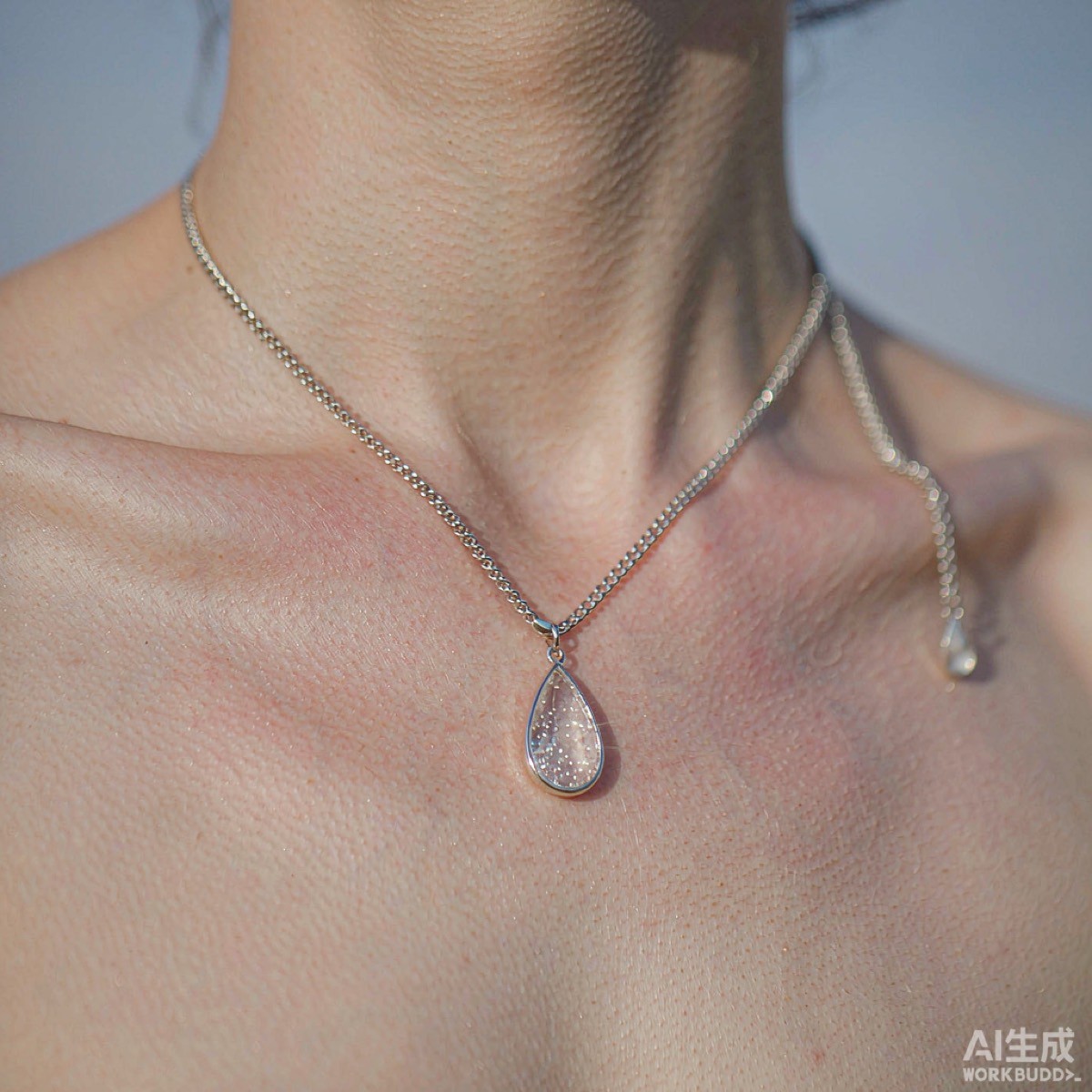 Row of uniform zircon stones